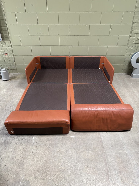 Divano letto De Sede DS-76 in pelle color cognac cammello. – Letti da giorno, Leather (photo 14 of 15)