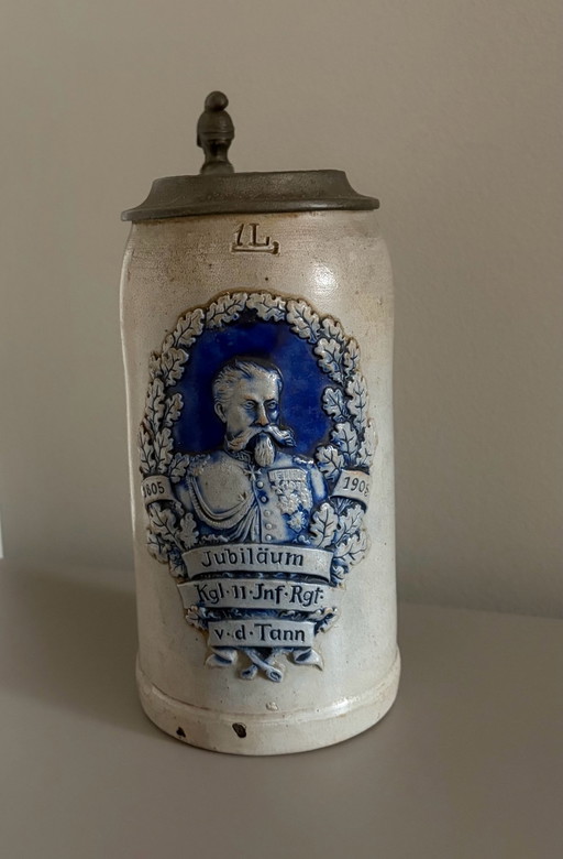 Chopine de bière allemande de collection, 1 litre