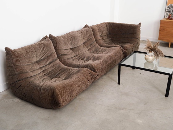 Image 1 of Canapé d'angle Togo, design français, années 1970, designer : Michel Ducaroy, fabricant : Ligne Roset