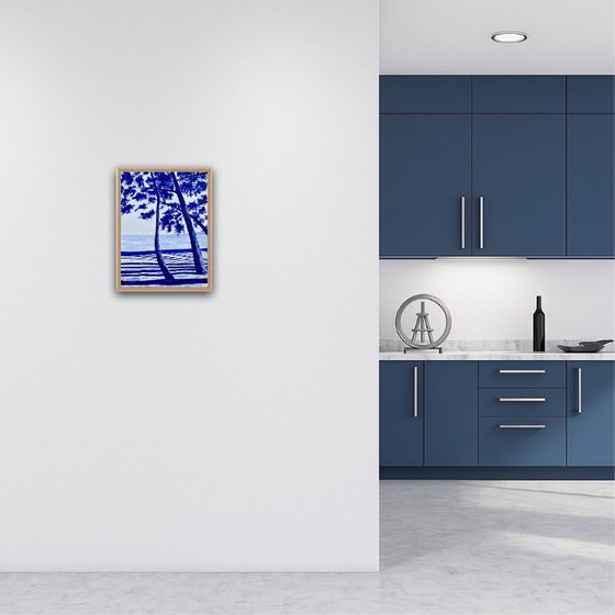 Image 1 of Acrilico su carta Hahnemuhle bianca. Dimensioni 40x30 cm.