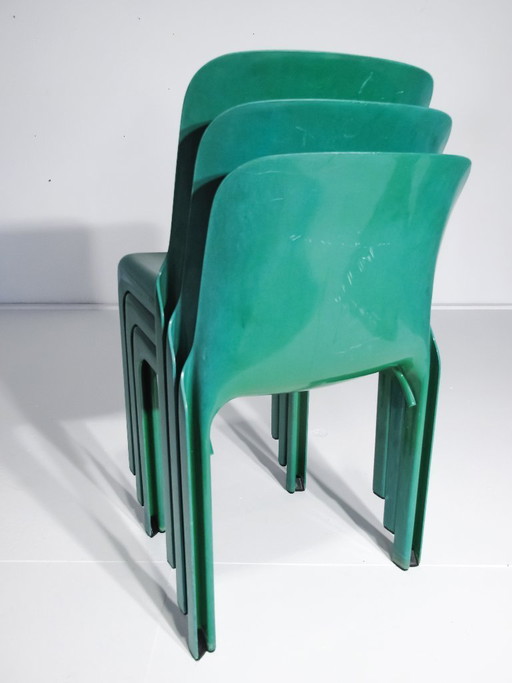 SET 3 ARTEMIDE SELENE by Vico Magistretti / GREEN / PATENT PENDING
