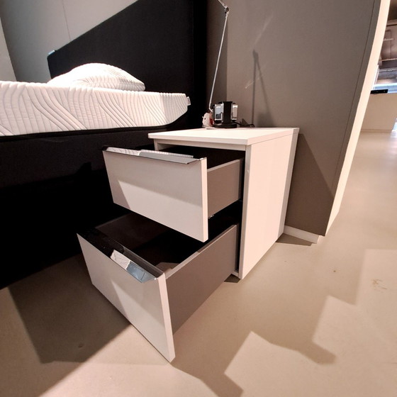 Image 1 of Nolte Consuelo 700 bedside table 2 drawers polar white