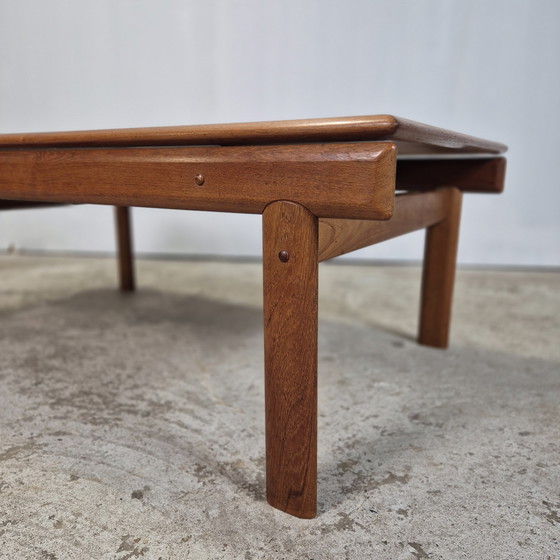 Image 1 of Table basse vintage danoise en teck H.W. Klein, Bramin, XXL années 60