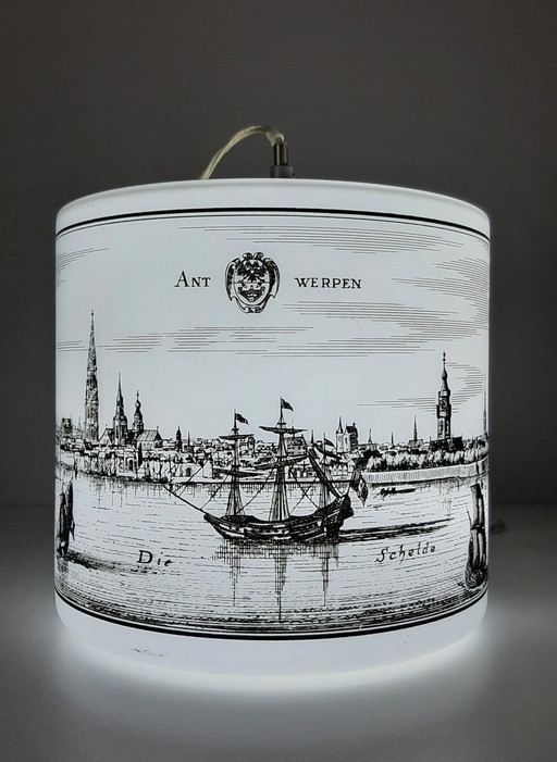 Lampada a sospensione Philips di metà secolo