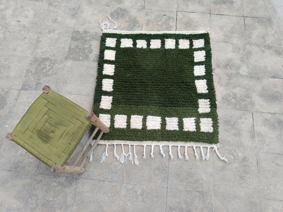 Image 1 of Custom Green Moroccan Carpet 250cmx200cm 
