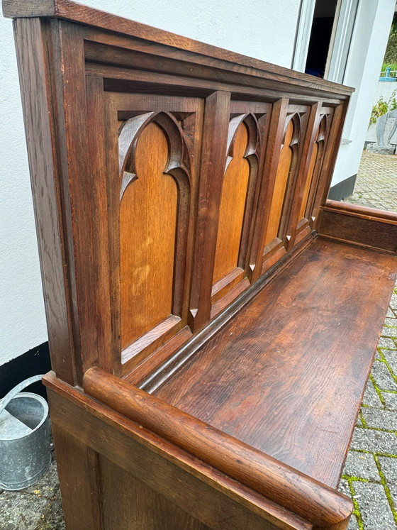 Panca in Legno Neogotico – Panche, Wood (photo 6 of 12)