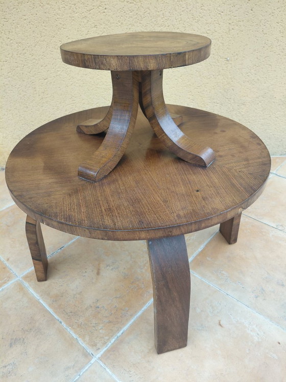 Guéridon Art Déco – Tables d'appoint, Wood (photo 9 of 12)