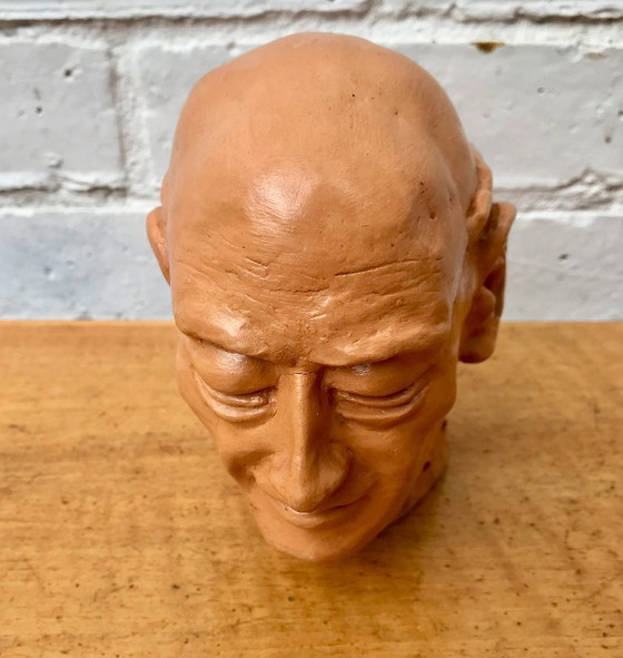 Image 1 of Scultura d'epoca, busto di uomo in argilla