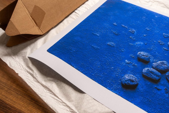 Image 1 of Yves Klein Relief éponge bleu RE 19 1958 - Poster 50×70 cm