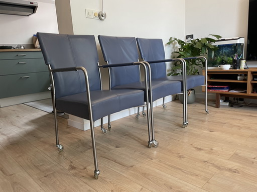 Chaises Bert Plantagie type avec roulettes