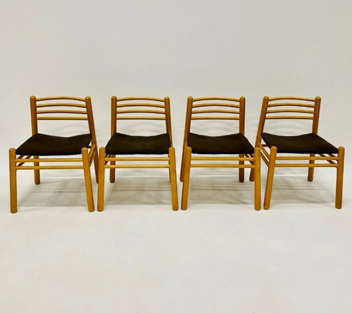 Jaren 70 eetkamerstoelen vintage