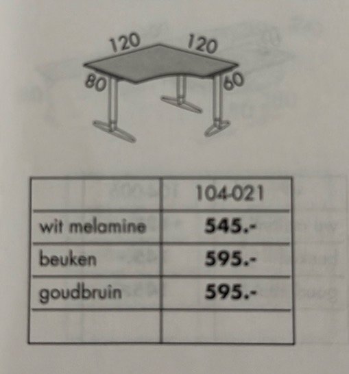 Image 1 of IKEA effektiv hoekbureau