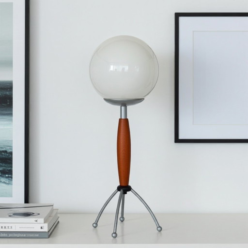 Mid-Century Modern & Vintage Kugel Tischlampe