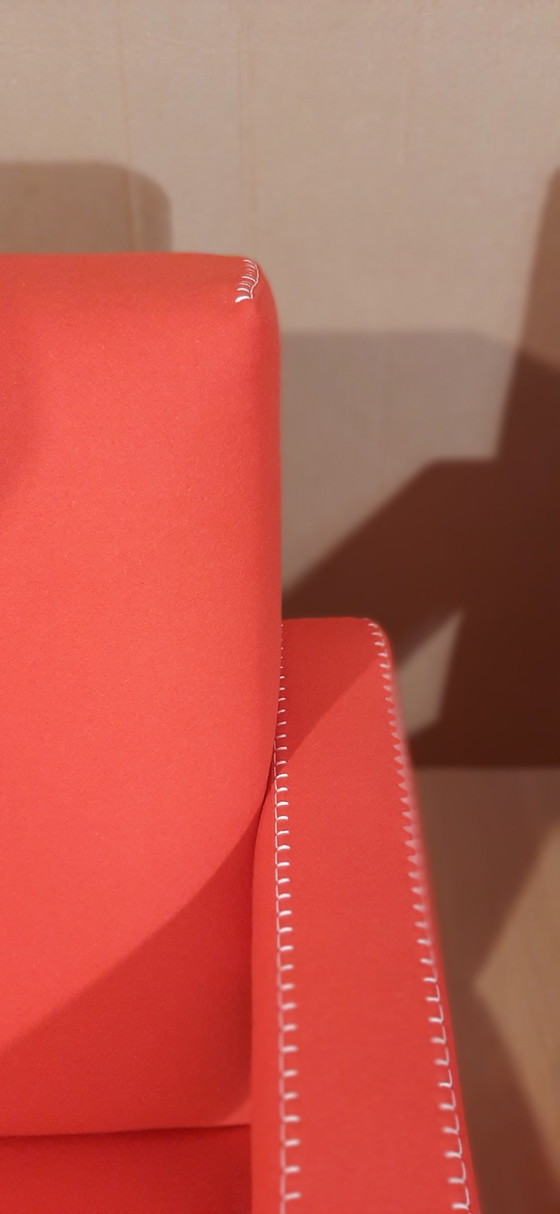 Image 1 of Cassina 2 Poltrona 637 Utrecht Nuova Mai Usata Lampo Rosso Lana 13L