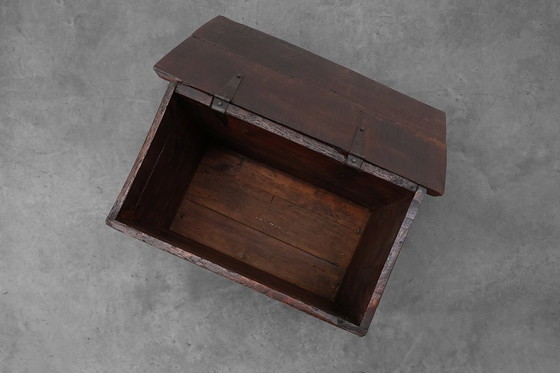 Image 1 of 16th Century Gothic Carved Oak Chest, France