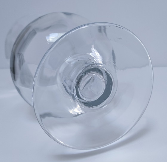 Image 1 of Pair of tall candlesticks Glass France Early 20th century