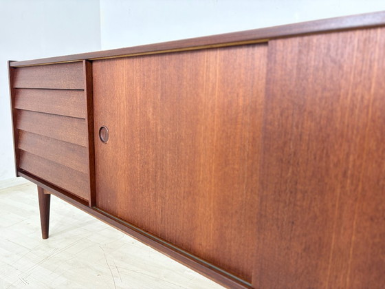Image 1 of Very beautiful mid-century sideboard / teak sideboard from the 1960s / vintage teak sideboard