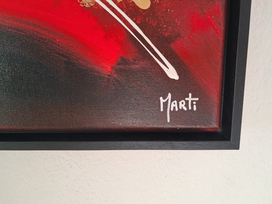 Image 1 of Jan Marti - Rosso e Nero - Dipinto dell'artista