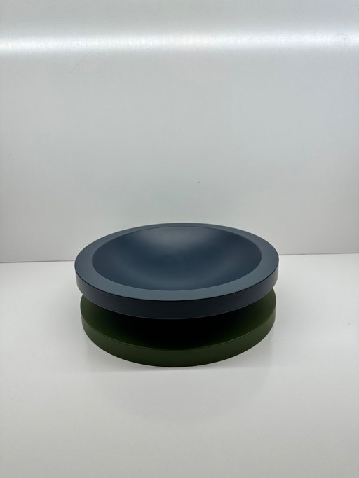 Schale Basilico Big Modell 132 Ettore Sottsass für Marutomi Japan 1997 Lackierter Kunststoff