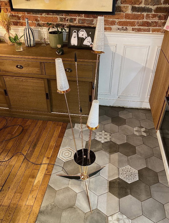 Image 1 of Lunel driepoot vloerlamp, Roseaux 3 lichts