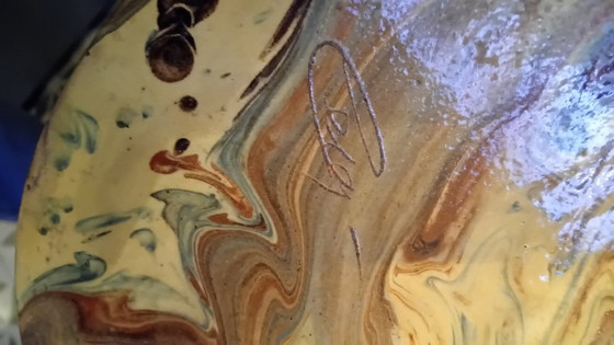 Image 1 of Marbled bowl Cluny Pottery