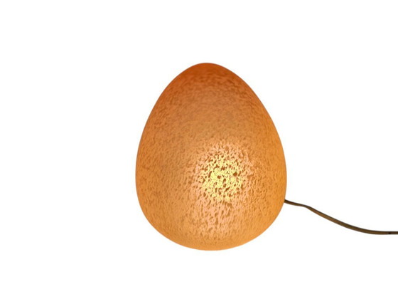 Image 1 of W.L.P. Lighting - Germany - Egg lamp - marbled glass - 80s