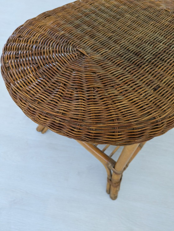 Image 1 of Outdoor Wicker Lounge - Vintage