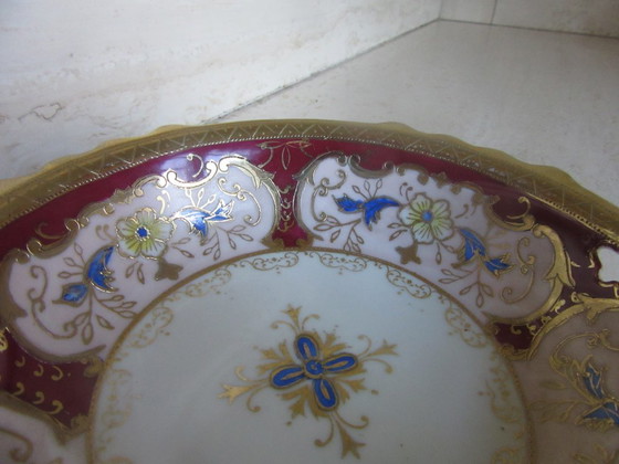 Decoratieve schaal, rood en goud, Schalen, Keramiek, Klassiek (foto 9 van 12)