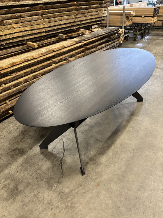 Nouvelle Table de salle à manger Bert Plantagie Bixx 240x115x77cm Ovale – Tables de salle à manger, Wood (photo 3 of 11)