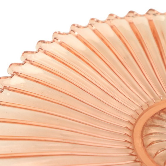 Image 1 of Art Deco Fruit Bowl Pink