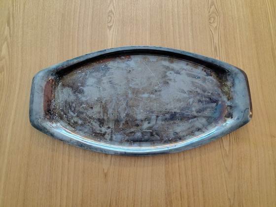 Grande ciotola vintage Wiskemann placcata in argento, 55 cm – Stoviglie, Silver (photo 2 of 9)