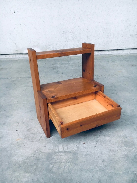 Image 1 of Midcentury Scandinavian Design Pine Bedside Table Set, 1960's Sweden