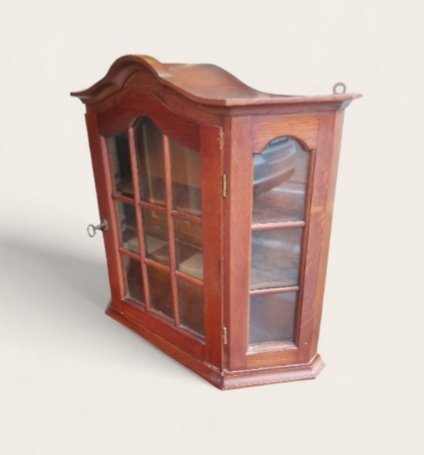 Image 1 of Hollandse klassieke hangvitrine 1970 