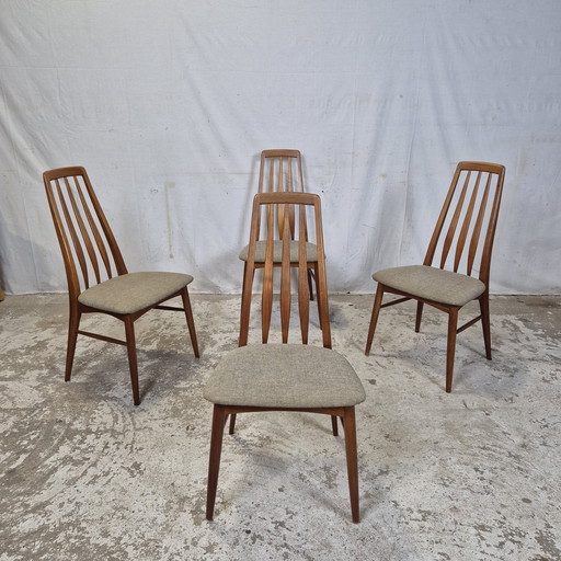 Silla Niels Koefoed 'Eva', sillas danesas vintage de los años 60