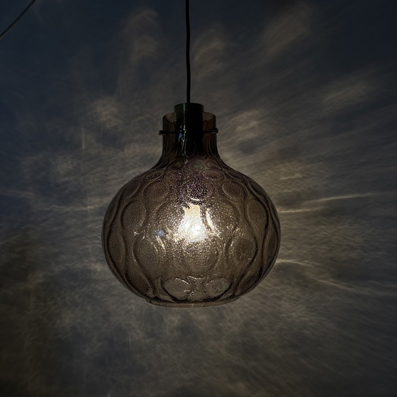 Image 1 of Limburg Glashütte glass hanging lamp , 1970s