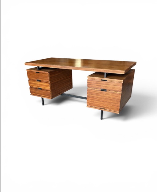 Mahoniehouten bureau van Pierre Guariche