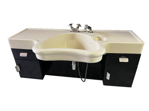 2x wall mounted barber sink - Olymp 120