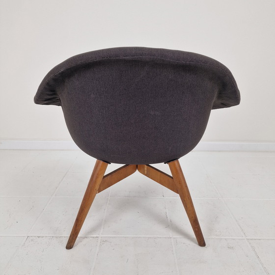 Image 1 of Set of 2 Bucket Lounge Chairs by Miroslav Navrátil for Vertex, 1960's