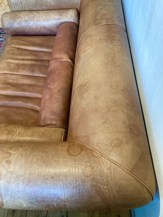 Image 1 of Canapé 2,5 places Baxter, cuir de buffle Alfred P Brown