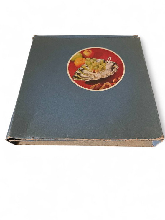 Image 1 of Centre de table en métal argenté De Giovanni