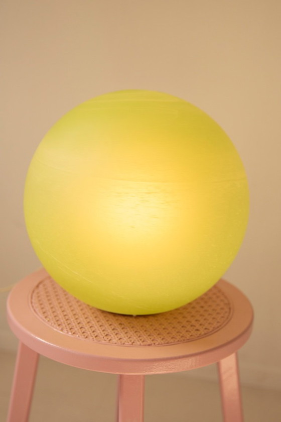 Image 1 of Lampe globe design en verre vert Wolfi Leuchten – série "Planètes"