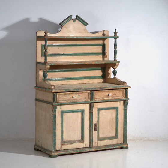Mobile da cucina in pino con due ante e ripiani – Europa Centrale, circa 1910 – Armadi, Scandinavian (photo 5 of 40)