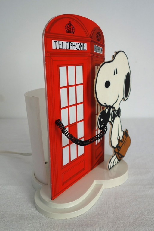 Vintage Snoopy Table Lamp by Nuova Linea Zero, 1980s