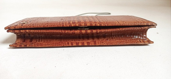 Borsa a mano vintage chic Pierre Cardin 26 x 12 x 3,6 cm, Borse, Pelle, Metallo, Marrone (foto 11 di 12)