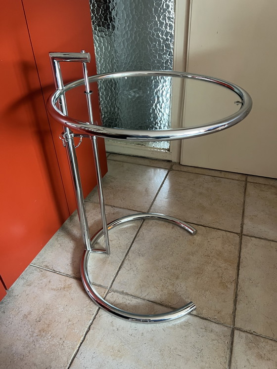 Image 1 of ClassiCon Eileen Gray E 1027 glazen bijzettafel design table