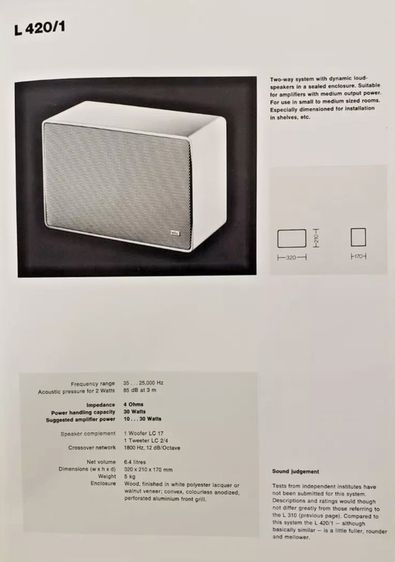 Image 1 of Raro set di altoparlanti Braun anni '70