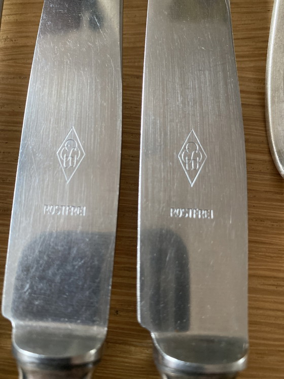 Image 1 of Cubiertos de plata de los años 30, chapado de los años 90.