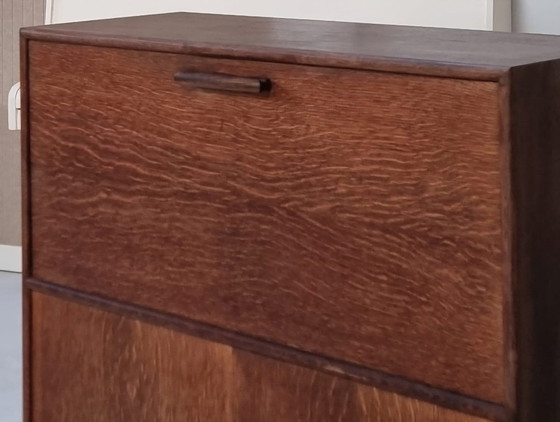 Mid Century Secretaire – Vitrinekasten, Wood (photo 11 of 18)