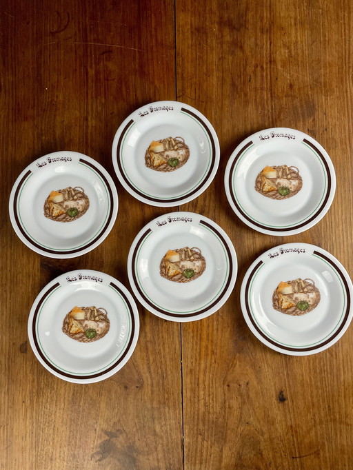 Seltenes Retro-Käseservice aus den 70er Jahren