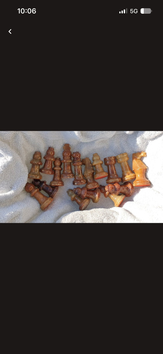 Image 1 of Onyx chess set
